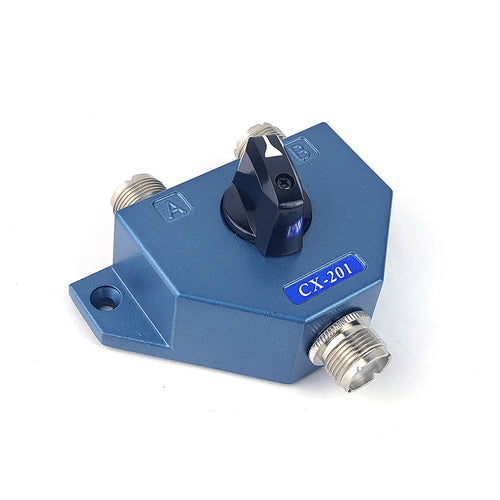 OPEK 2-Way Coax HF/VHF/UHF Antenna Switch, CX-201U, SO-239 Connectors