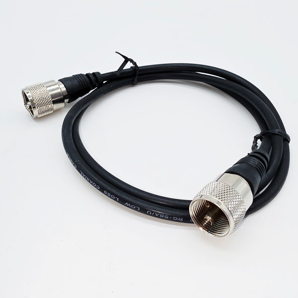 OPEK 3 Ft. RG-58A/U Coax Jumper, PL-259 Ends, WARRANTY