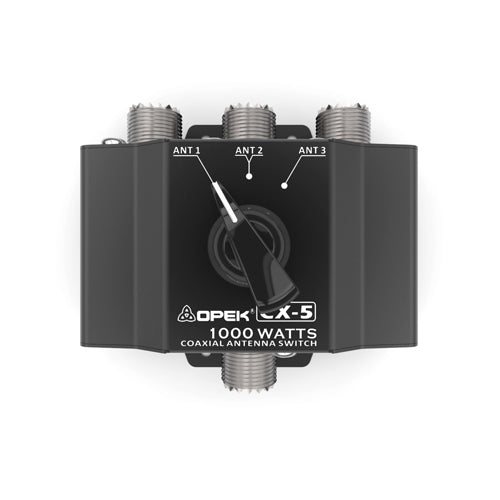 OPEK 3-Way HF/VHF/UHF Antenna Switch CX-5, SO-239 Connectors