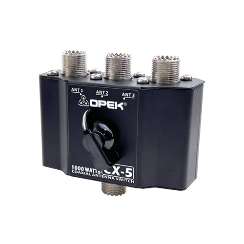 OPEK 3-Way HF/VHF/UHF Antenna Switch CX-5, SO-239 Connectors
