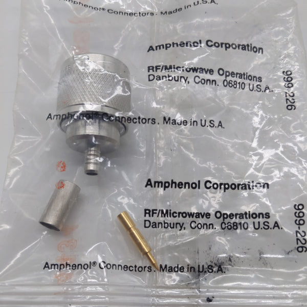 Amphenol USA Male Crimp-On N Connector For RG-55, 142, 223, 400