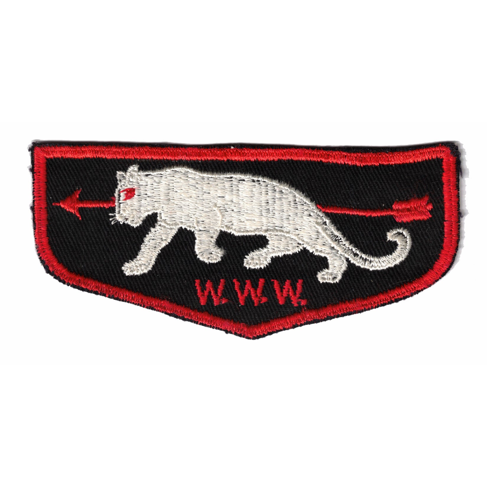 White Panther 345 (Koi Hatachie) F3 Lodge Flap, Unsewn, New