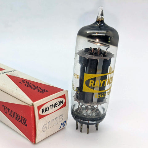 NOS Raytheon 6ME8 Tube, USA, Both Tests Good On Hickok