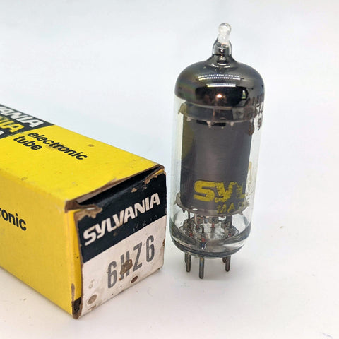 New Sylvania 6HZ6 Tube, Tested Strong On Hickok Tester