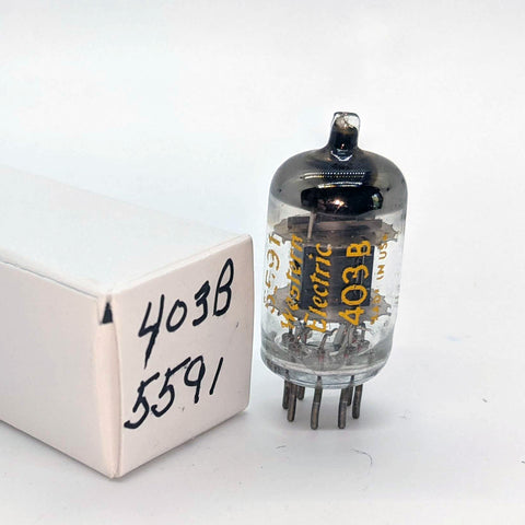 New Western Electric 5591/403B Tube, USA, Tested Good On Hickok