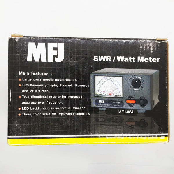 MFJ-880 Grandmaster Cross-Needle SWR/Watt Meter, New, B-Stock