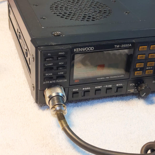 Kenwood TM-2550A 2M Transceiver, Tone Module, Mic, Manual, Bracket