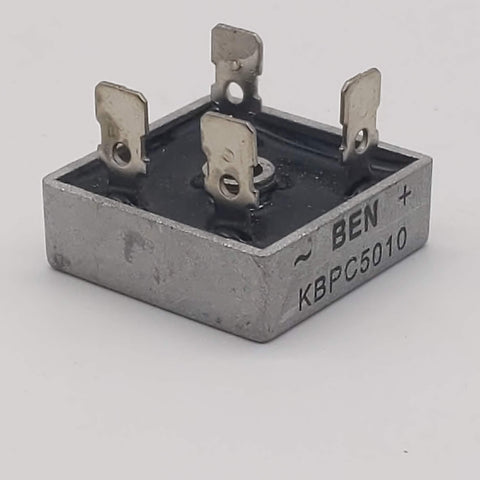 Bridge Rectifier BEN KBPC5010, Metal Case, 50A, 1000V
