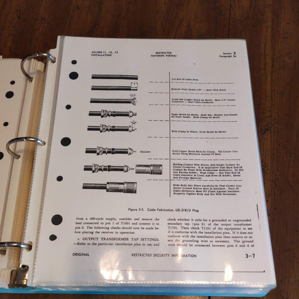 Navy Radio Tech Manual For AN/SRR-11, AN/SRR-12, And Others