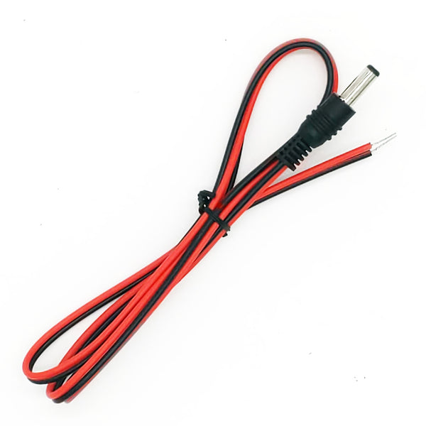 DC Power cable, 2.1 MM Plug, 36" Long, Fits MFJ Tuners, Etc.