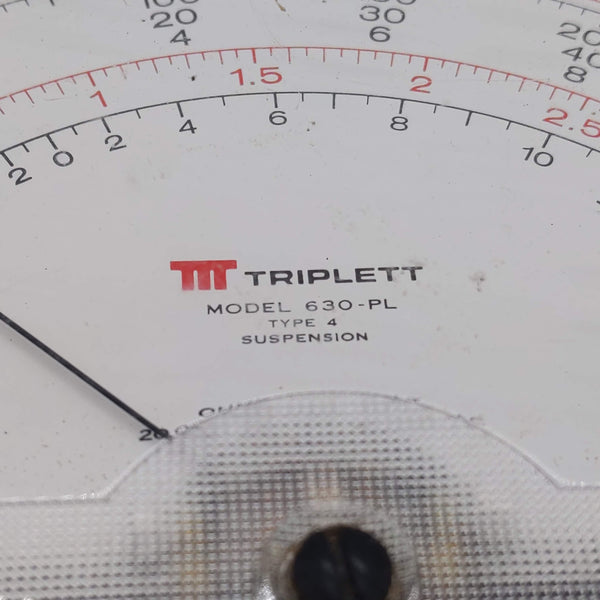 Triplett Model 630-PL, Type 4, For Parts Or Repair