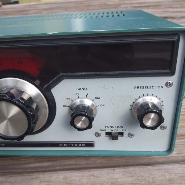 Heathkit HR-1680 Ham Radio Receiver, See Video