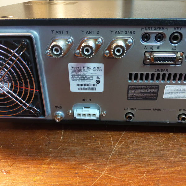 Yaesu FTDX101MP HF/50 MHz Transceiver With Power Supply And Mic, Video