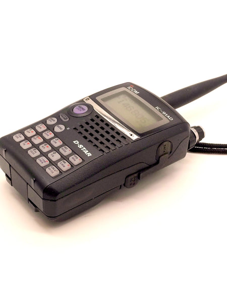 Icom IC-91AD D-Star/Analog 2M/70cm (144/440) Handheld With Charger, Video