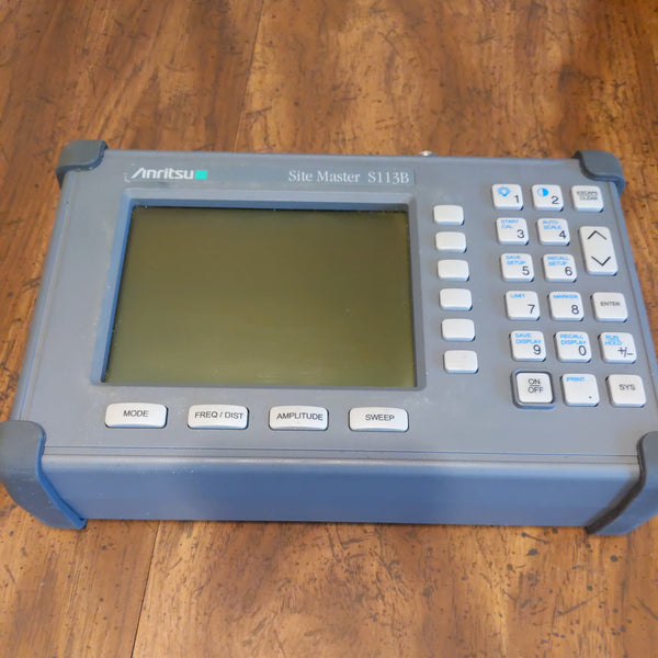 Anritsu S113B Site Master RF Spectrum Analyzer, Case,  Powers Up, See Video, For Parts Or Repair