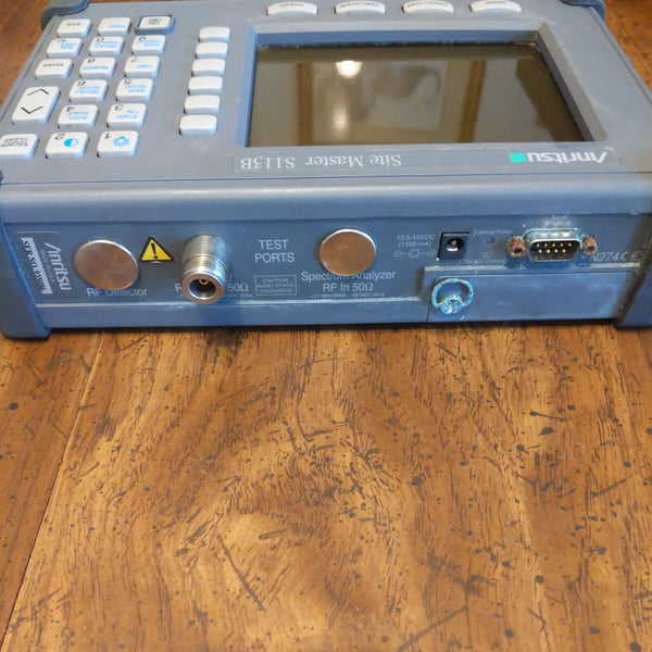 Anritsu S113B Site Master RF Spectrum Analyzer, Case,  Powers Up, See Video, For Parts Or Repair