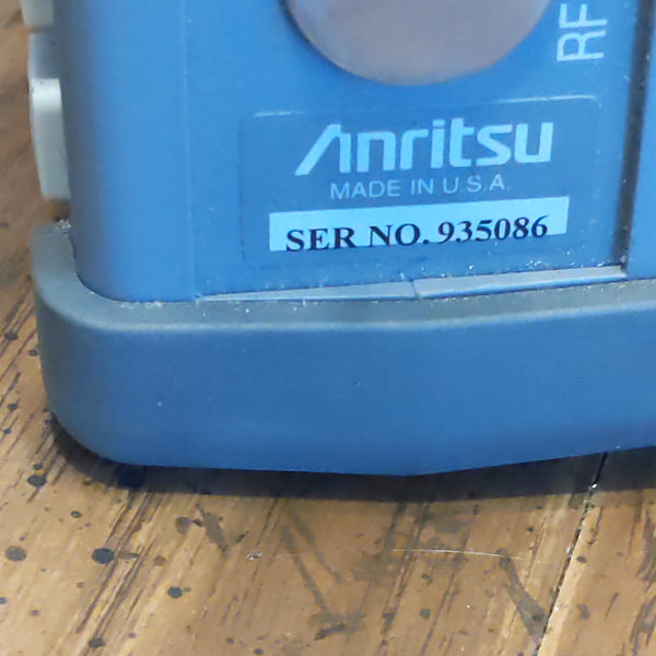 Anritsu S113B Site Master RF Spectrum Analyzer, Case,  Powers Up, See Video, For Parts Or Repair