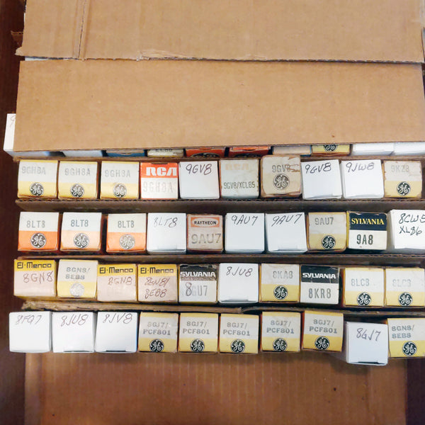 190 Vacuum Tubes, Most Tested, Sold As One Lot