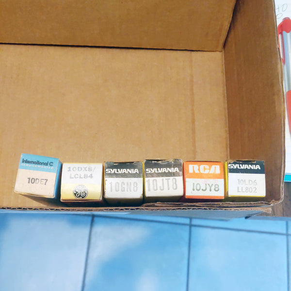 190 Vacuum Tubes, Most Tested, Sold As One Lot