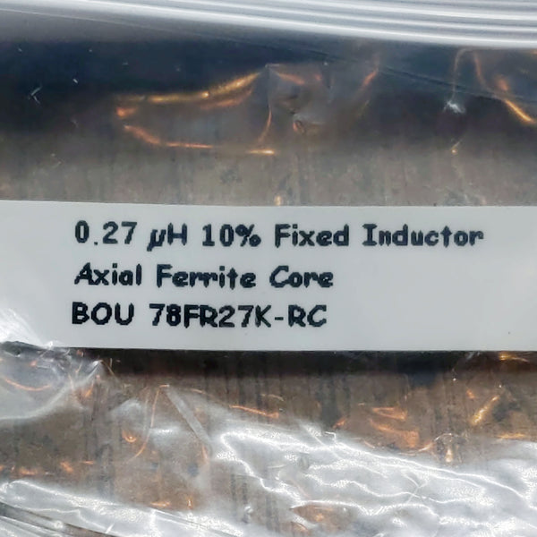 2,000+ Axial RF Fixed Inductors, New, Bourns, In Numbered Bags