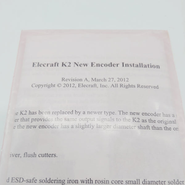 Elecraft K2 Kit Parts and Cabinet Parts, See Photos
