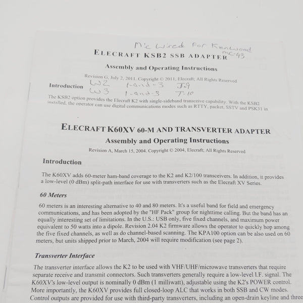 Elecraft K2 Kit Parts and Cabinet Parts, See Photos