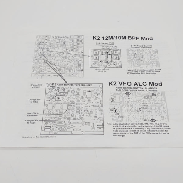 Elecraft K2 Kit Parts and Cabinet Parts, See Photos