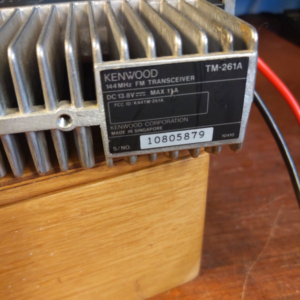 Kenwood TM-261A 2 Meter Mobile Transceiver With Microphone SEE VIDEO