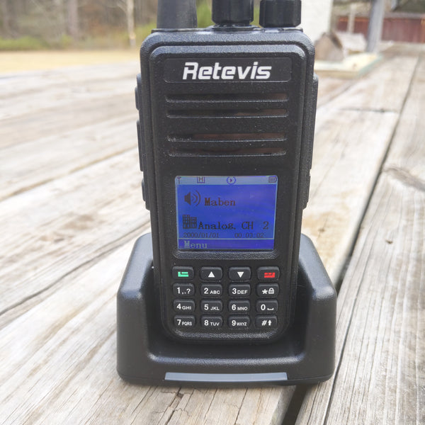 Retevis RT3 VHF Analog/DMR Handheld (HT) With Charger SEE VIDEO