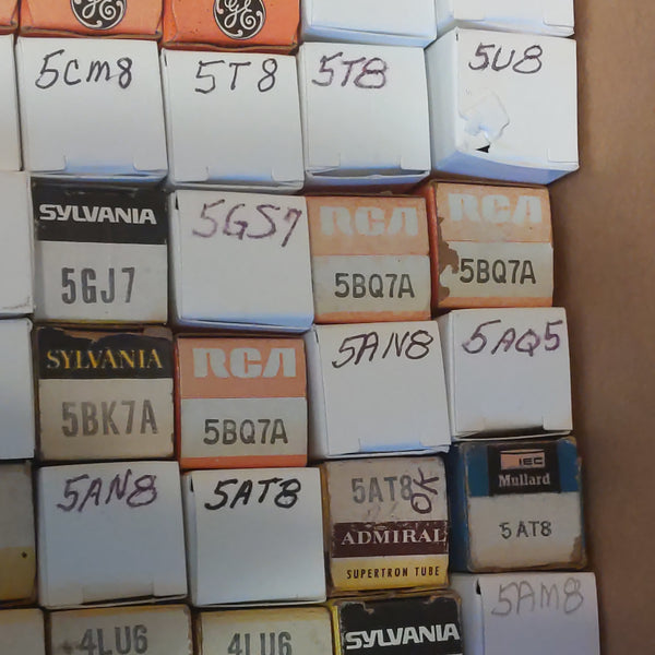 169 Vacuum Tubes, See Photos And Listing Below For Details