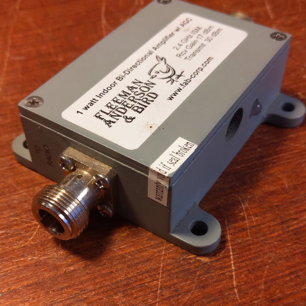 Fleeman, Anderson, Bird 1W Bi-Directional Amplifier, AGC, 2.4 GHz