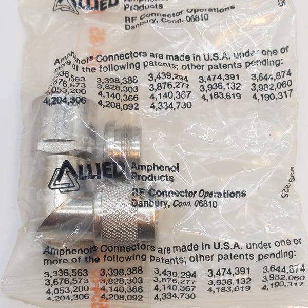 Amphenol USA 82-329 N-Male Right Angle Cable End Connector