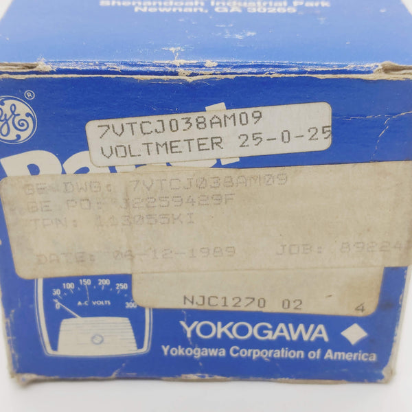 Yokogawa 25-0-25 Amp Meter, New In Box