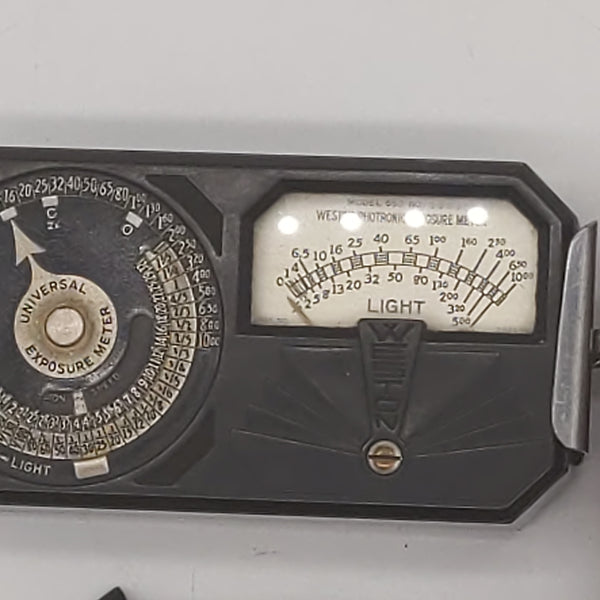 3 Vintage Light Meters, For Parts Or Repair
