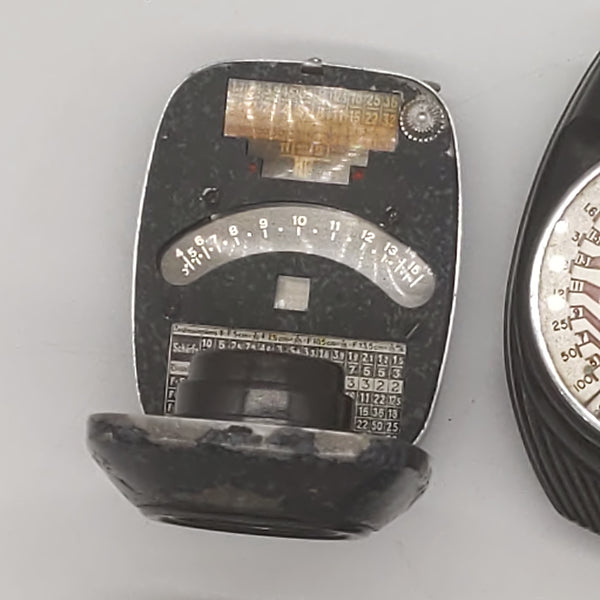 6 Vintage Light Meters, For Parts Or Repair