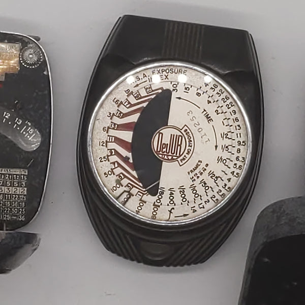 6 Vintage Light Meters, For Parts Or Repair