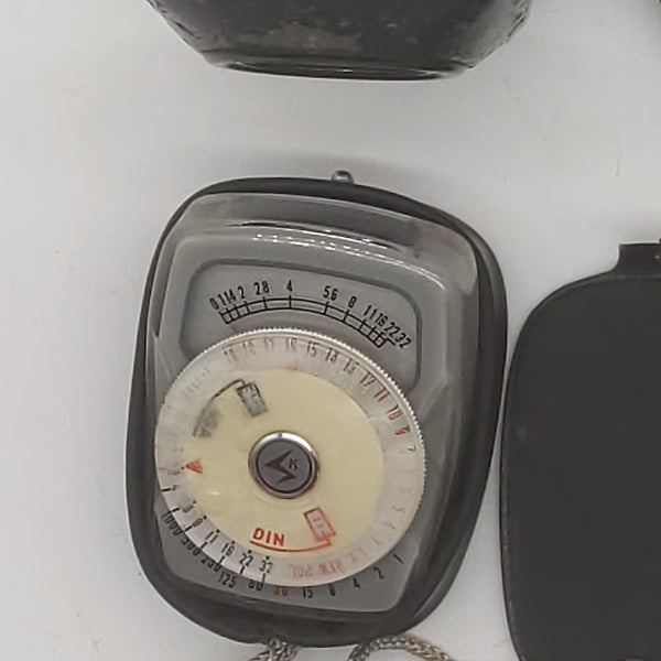 6 Vintage Light Meters, For Parts Or Repair