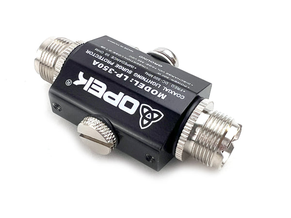 Lightning Surge Protector, Coax In-Line, 300W Max, 50 Ohm, Up To 500 MHz