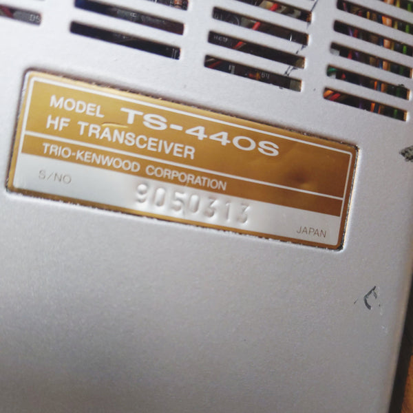 Kenwood TS-440S HF Transceiver, Mic, Works Great, SN 9050313, See Video