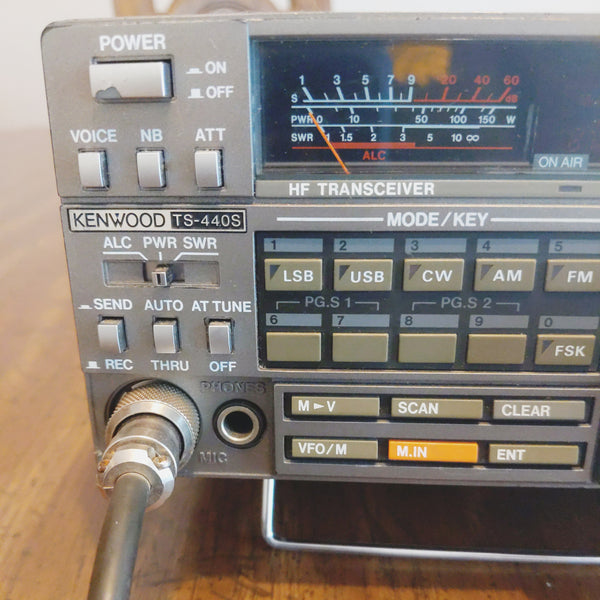 Kenwood TS-440S HF Transceiver, Mic, Works Great, SN7060260, See Video