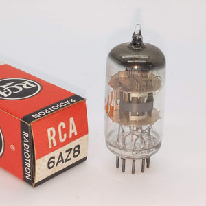RCA 6AZ8 NOS Tube,  NOS, 1969, Hickok Tested Good On Both Tests