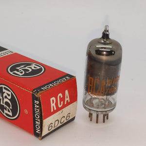 RCA 6DC6 Tube, NOS, Halo Getter, Hickok Tested Good
