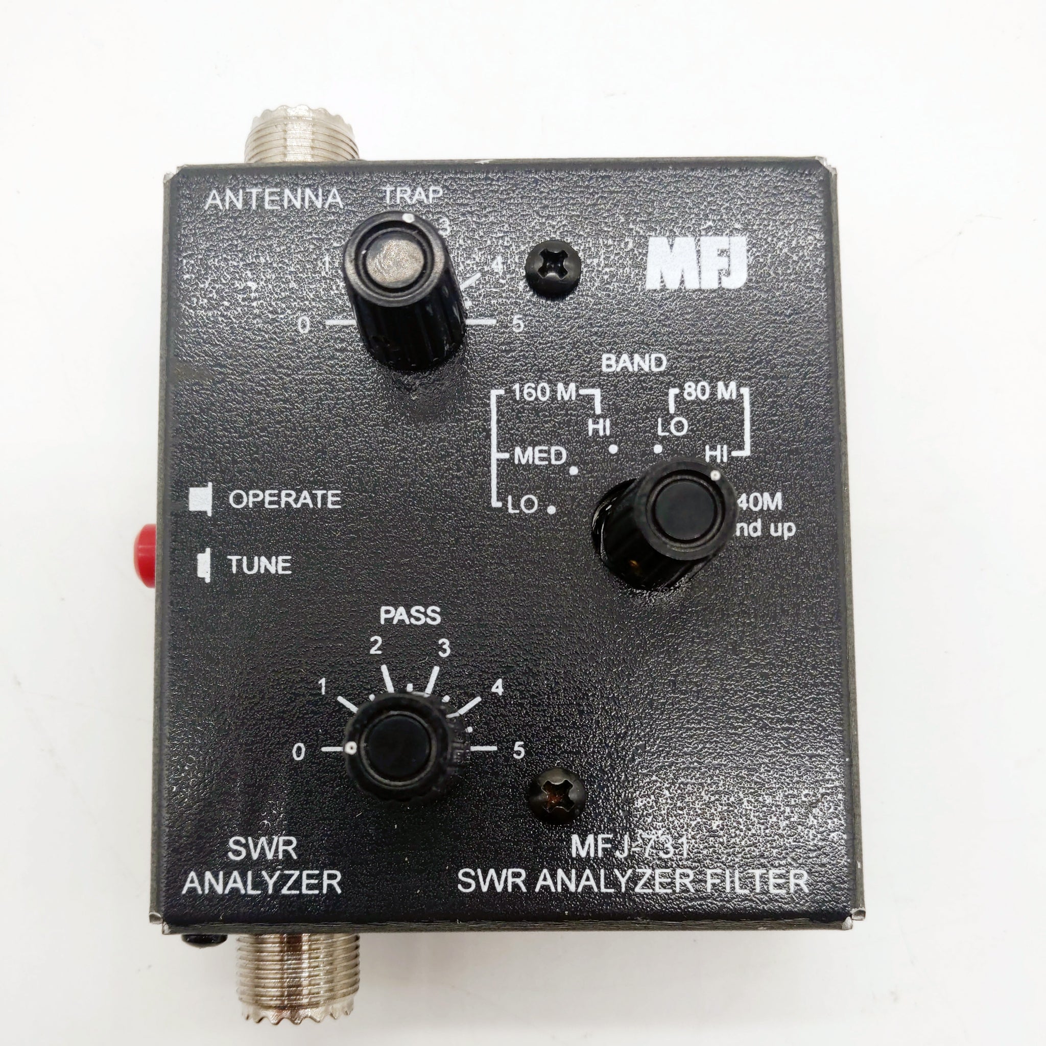 MFJ-731 SWR Analyzer Filter, Factory Display