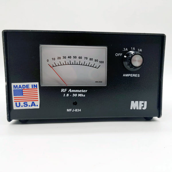 MFJ-834 RF Ammeter, 1.8 MHz to 30 MHz, Factory Display