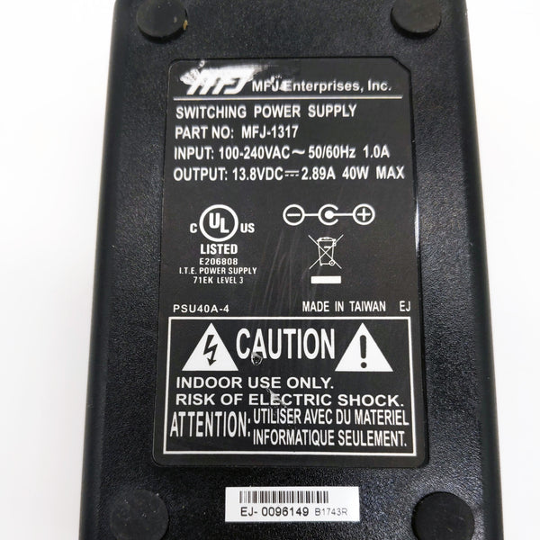 MFJ-4103 Switching Power Supply For Yaesu FT-817 (MFJ-1317)