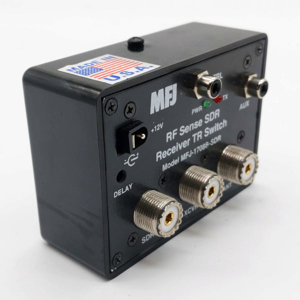 MFJ-1708B-SDR, SDR RF SENSING T/R SWITCH WITH SO-239