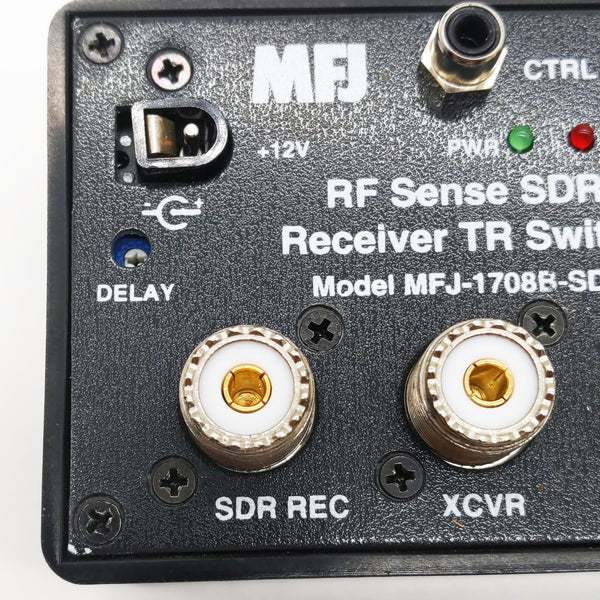 MFJ-1708B-SDR, SDR RF SENSING T/R SWITCH WITH SO-239