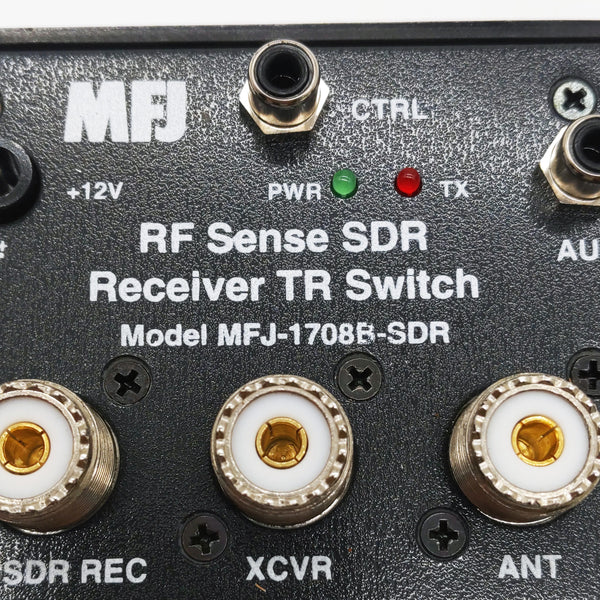 MFJ-1708B-SDR, SDR RF SENSING T/R SWITCH WITH SO-239