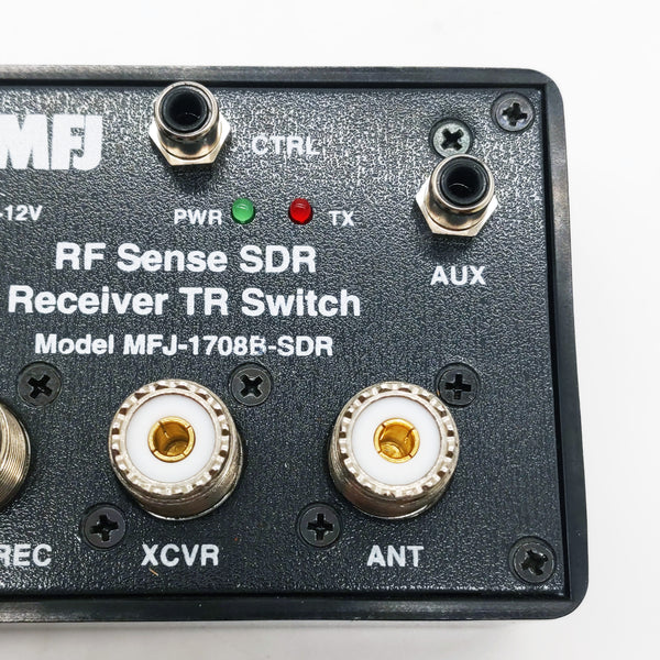 MFJ-1708B-SDR, SDR RF SENSING T/R SWITCH WITH SO-239