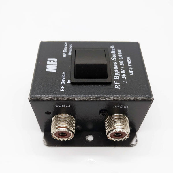 MFJ-1705H, RF BYPASS SWITCH, 1.5kW, DC-60MHz